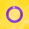 logo intersexe sur fond de galaxie