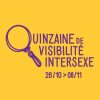 logo quinzaine de visibilité intersexe, du 28.10 au 08.11 2020